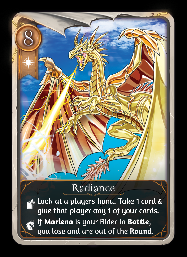 Elementra — Radiance Dragon Card
