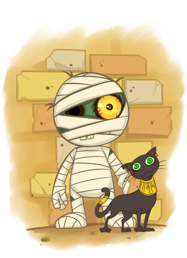 Wraps & Isis — Final Character Art